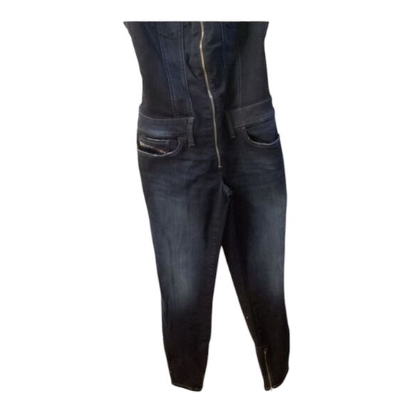 Diesel Navy Blue Jumpsuit – Women’s Size Small - Picture 3 of 14